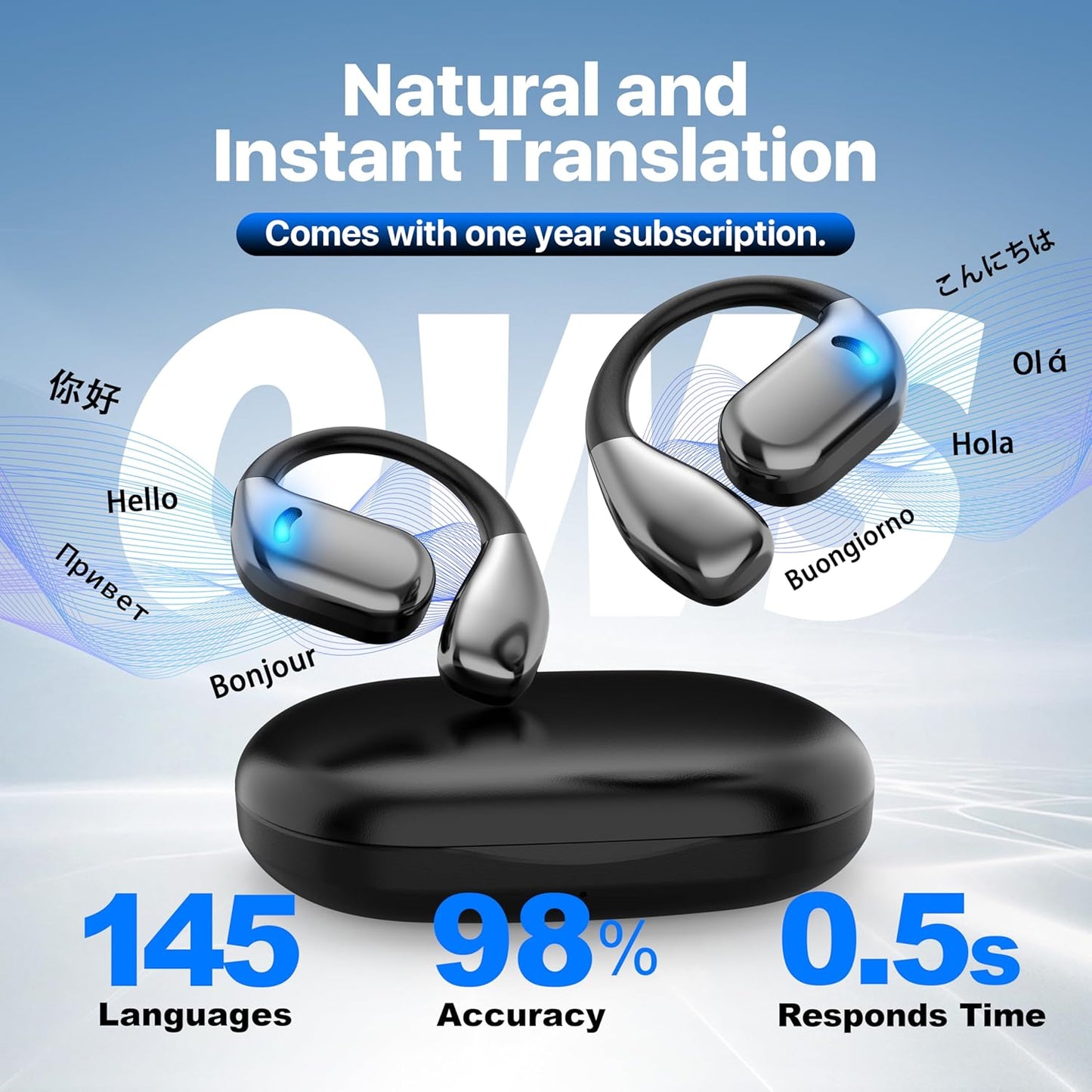 Ecouteurs Design Traducteur (Homepage)